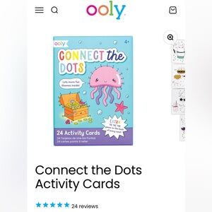 NWT Ooly connect the dots, activity for kids